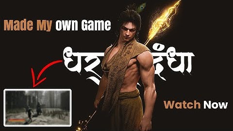 I MADE MY OWN GAME | Unreal Engine 5 Realistic Action RPG | GAME DEVELOPMENT IN HINDI