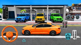 New Orange BMW vs Mercedes G-Wagons Auto Repair Shop! 🚔🚑 | Police Car vs Ambulance |3D Driving Class screenshot 1