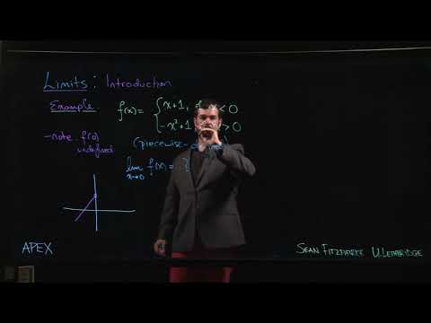 Limits: Introduction -  05. a Piecewise Function