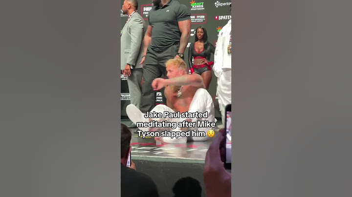 Jake Paul meditated after Mike Tyson slapped him 👀