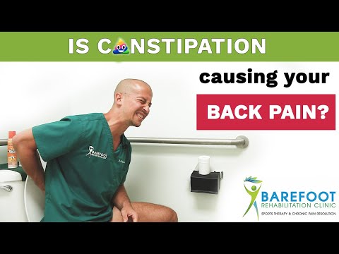 Video: Kan förstoppning orsaka smärta i ryggpassagen?