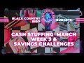 Cash stuffing for March week|Family of 4 in West Midlands|Savings challenges with side hustle money