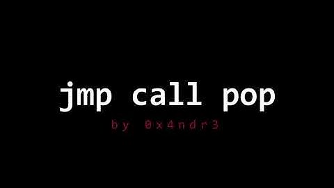 jmp call pop - Intro