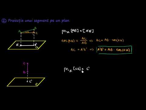 Proiecții ortogonale pe un plan | Lectii-Virtuale.ro
