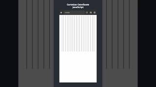 Draw Cartesian Coordinate Using JavaScript #coding #javascript #fullstack #programming