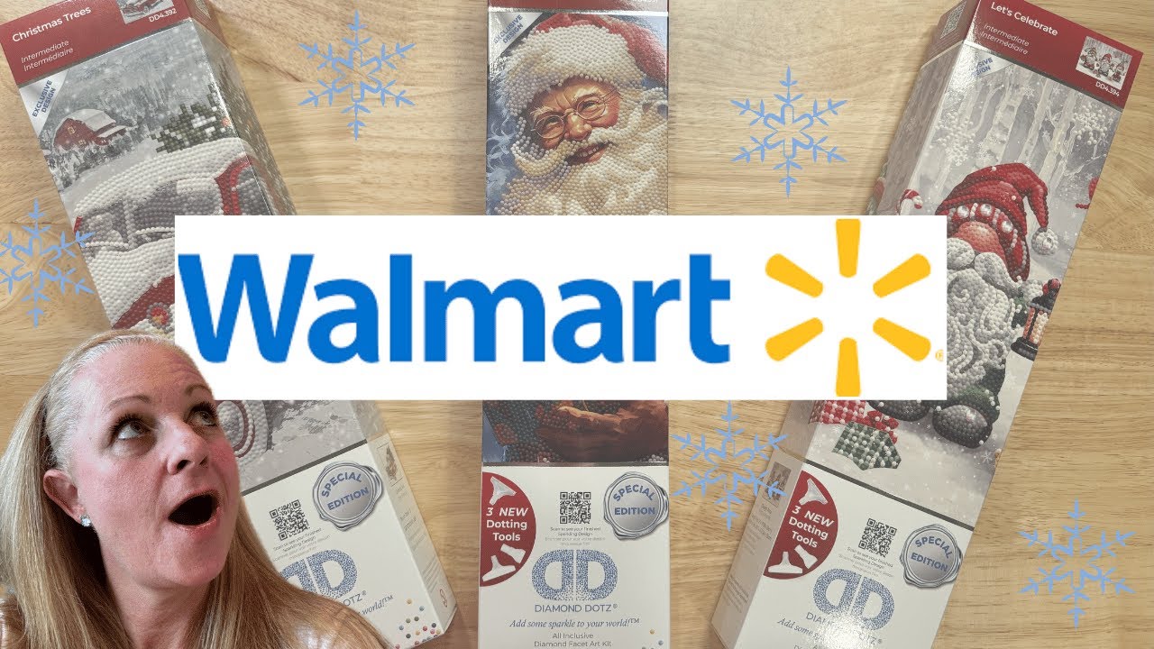 *Новые праздничные алмазные украшения* Walmart