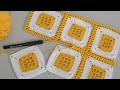 İp Koparmadan Farklı Motif Birleştirme Yöntemi Nasıl Yapılır? - Granny Square Joining for beginners