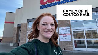 FAMILY OF 13 COSTCO HAUL