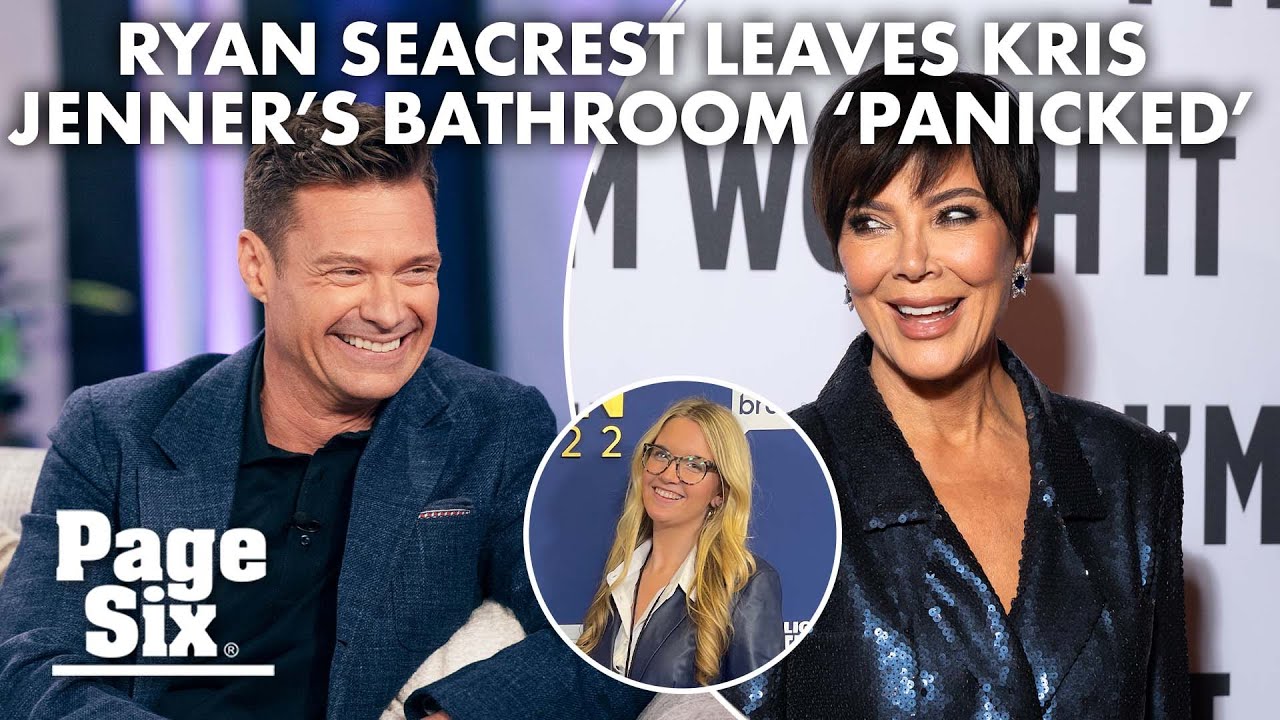 Ryan Seacrest ‘quickly’ left Kris Jenner’s bathroom after clogging