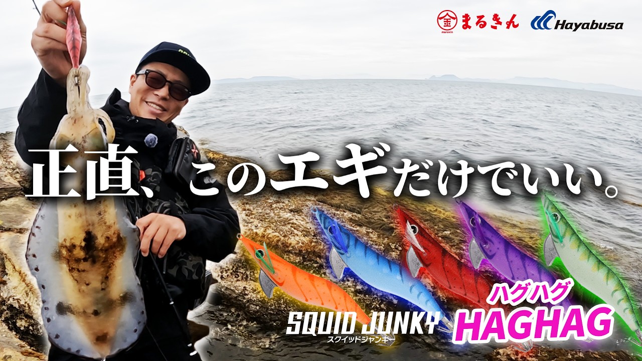 【まるきん×ハヤブサ】初めての沖磯エギング完全ガイド!メーカー直伝の春イカ攻略が凄すぎた…