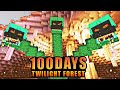 100 days in minecrafts twilight forest mod