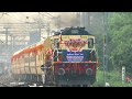 Heavily Decorated Balurghat - Nabadwip Dham Express on its Inaugural Run ! #indianrailways #diesel