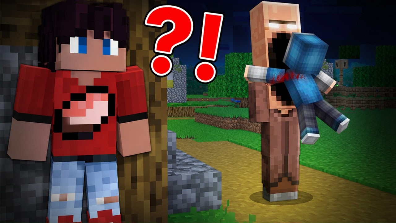 Děsivý Villager v Minecraftu!
