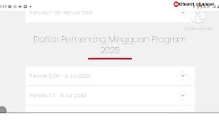 PEMENANG TELKOMSEL UUH 2025 PERIODE 12 & UNDIAN BULANAN PERIODE JULI