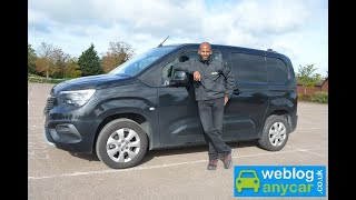 Vauxhall Combo Cargo Van review.