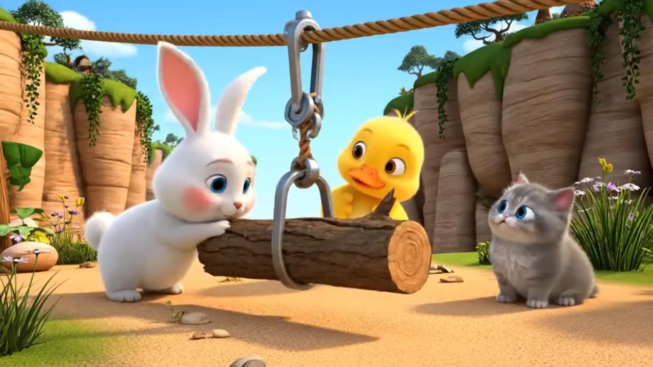 🐰🐤Roro, Dodo & Kiki: 5 Simple Machines & The Friction Lesson