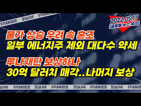 꺾이는 흐름의 시장 속 물가 상승 우려의 혼조세 #<strong>루나코인</strong> #금리