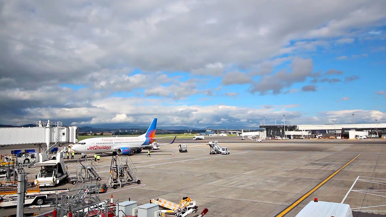 Timelapse at Glasgow Airport - Timelapse GoPro HERO4