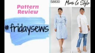 #fridaysews | MimiG Shirtdress Simplicity 8830 Pattern Review