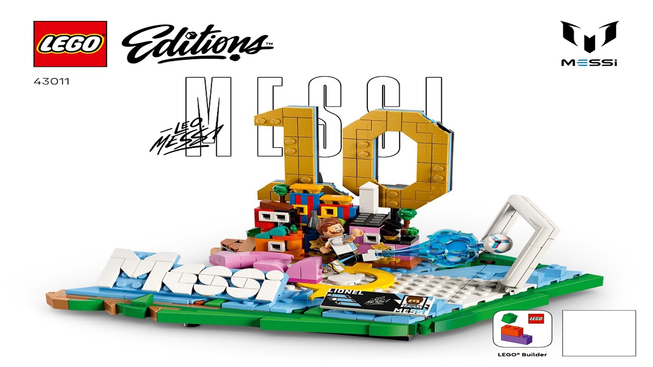 Editions - Lionel Messi - Football Highlights - Football LEGO instructions