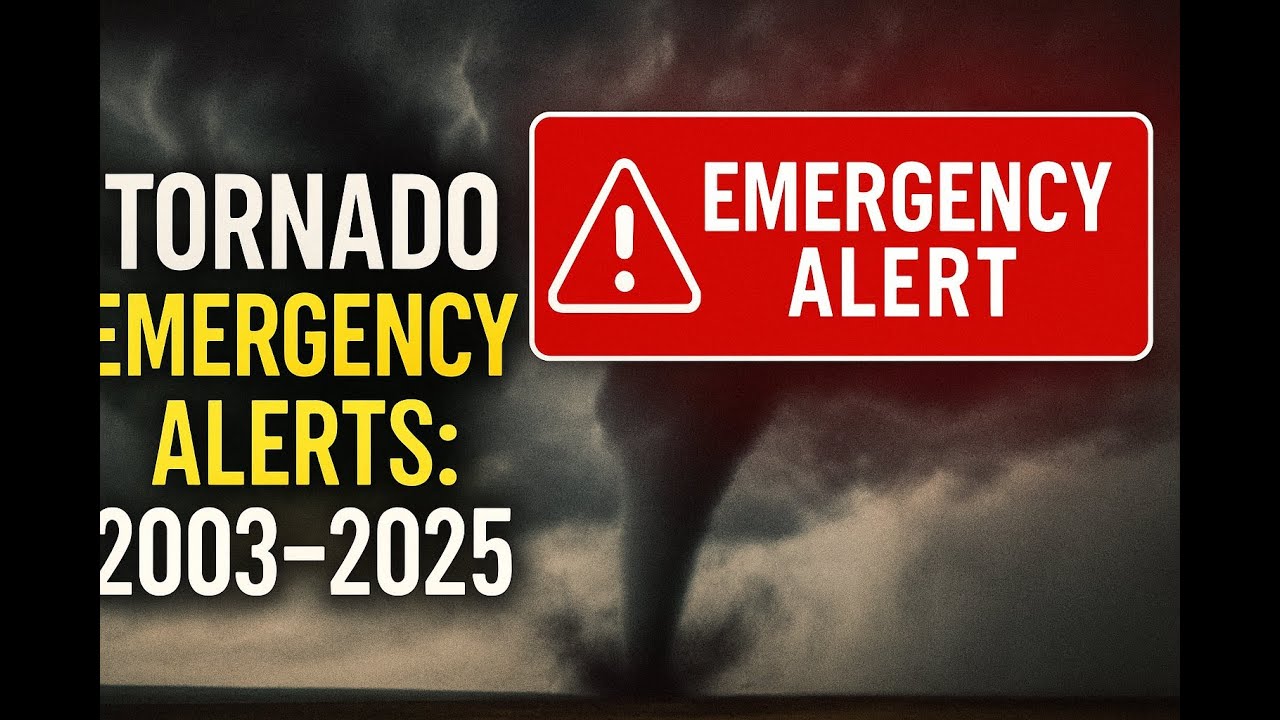 EAS Tornado Warning Compilation (2003 - 2025) - YouTube