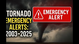 EAS Tornado Warning Compilation (2003 - 2025)