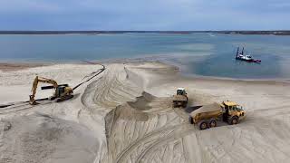 Transporting Sand from Great Pond to Save South Beach March 20, 2024
