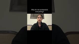 Why do we screenshot everything?#cyberpsychology #aipsychology #psychological #digitalbehavior