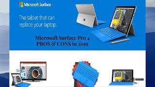Microsoft Surface Pro 4 PROS & CONS - Microsoft Surface laptop - Pros & Cons