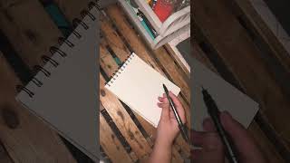 Inktober day 12💜❤️#shorts #youtubeshorts #begginers #inkdrawing #inkdrawing #inktober #doodle 💜❤️