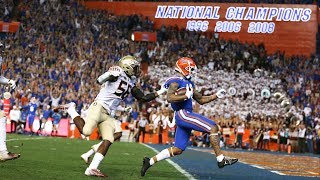 From "florida football with dan mullen" on fox sports florida,
exclusive highlights florida's 40 - 17 win over fsu.