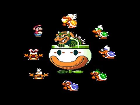 Super Mario World - All Koopaling Boss Battles