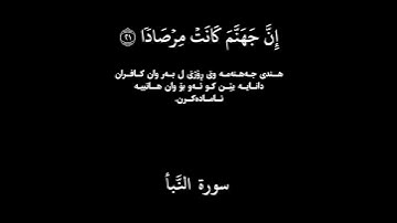 القارئ ماهر المعيقلي من #سورة_النبأ