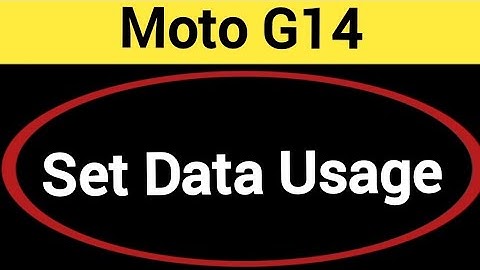 How to set data usage, Moto G14 me data limit Kaise lagaen