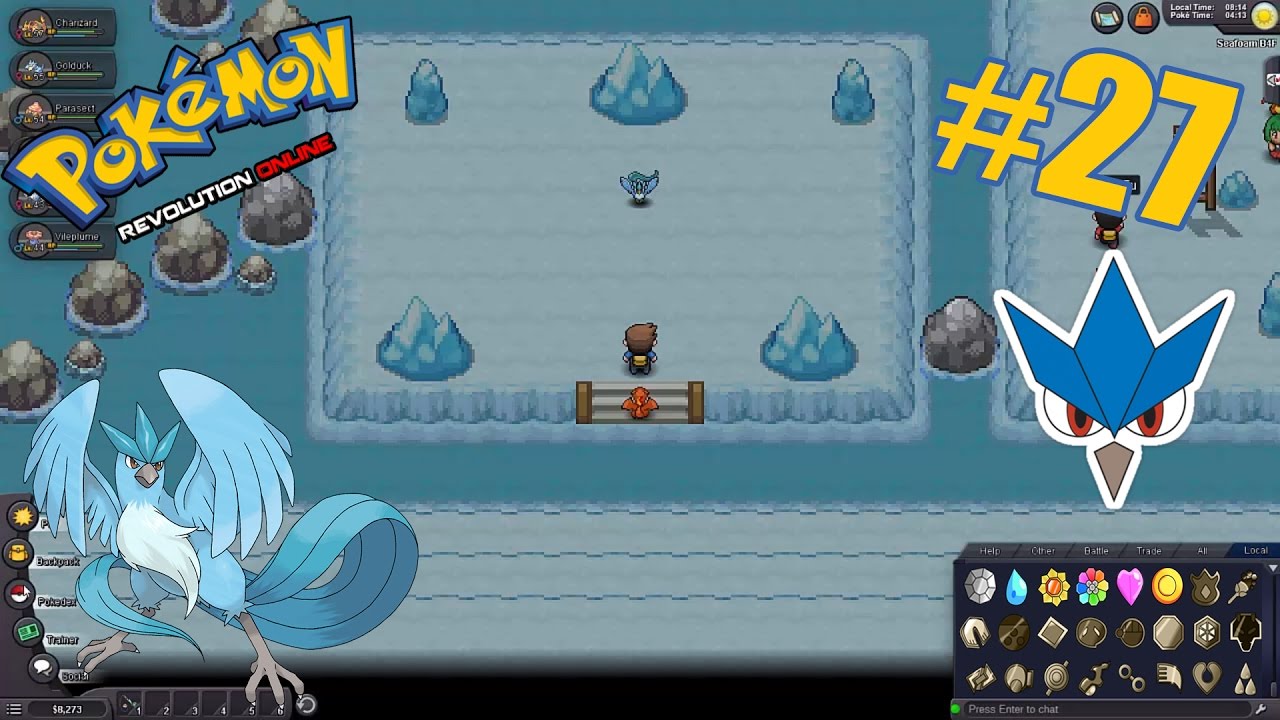 Pokemon Revolution Online 27 Seafoam Island Articuno ile