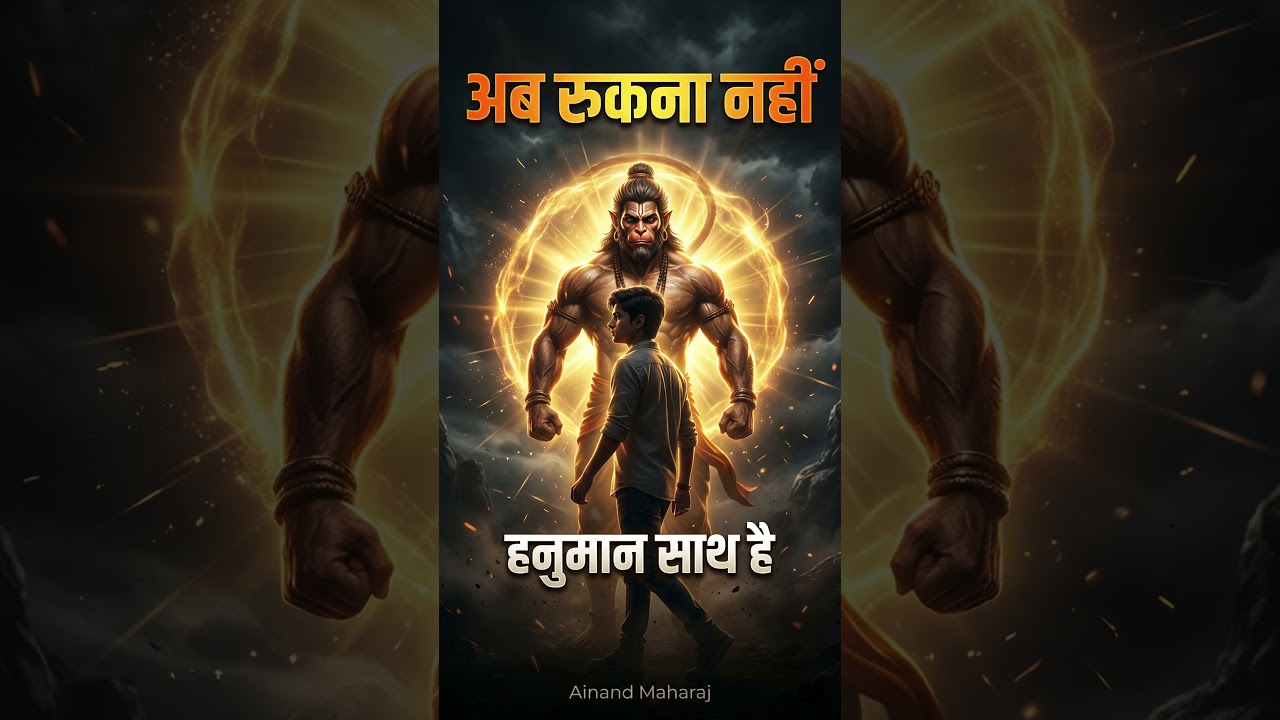 अब रुकना नहीं 🔥 | हनुमान प्रेरणा — कर्म और विश्वास प्रवचन