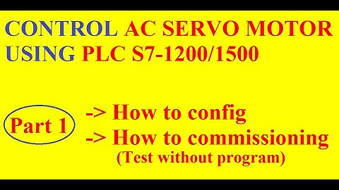CONTROL AC SERVO MOTOR USING PLC S7-1200: CONFIG & COMMISSIONING (ĐIỀU KHIỂN ĐỘNG CƠ SERVO BẰNG PLC)