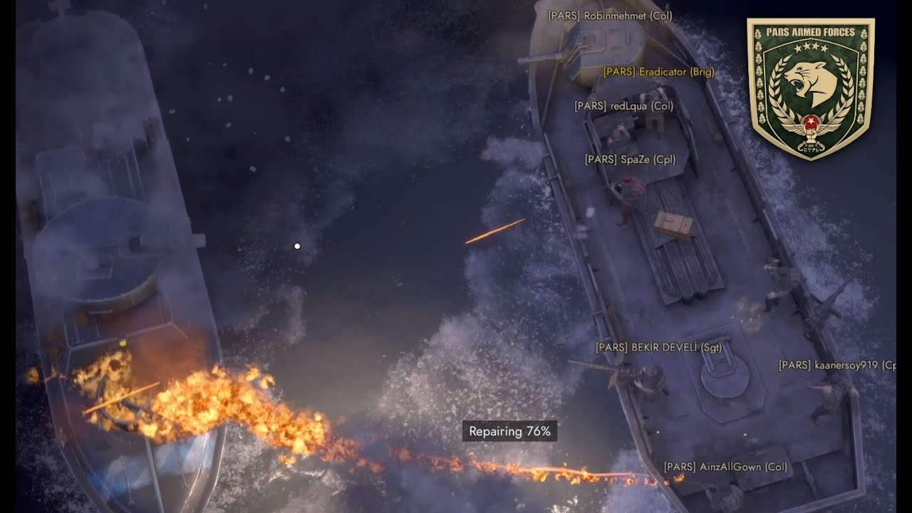 Foxhole Türk PARS Full Gunboat Fight WC130