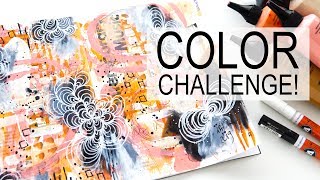 Mixed Media Acrylic Painting And I have An Art Challenge For You!