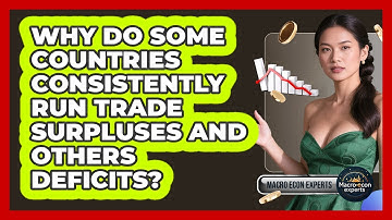 Why Do Some Countries Consistently Run Trade Surpluses And Others Deficits? - Macroecon Experts