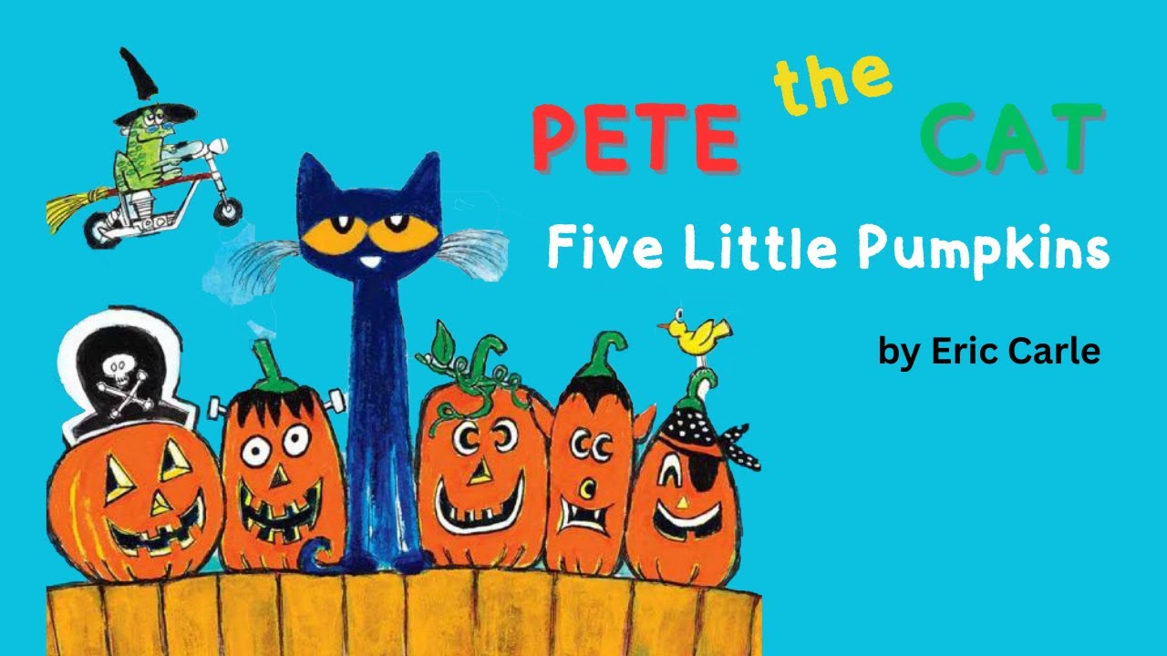 🎃PETE THE CAT FIVE LITTLE PUMPKINS 🎃| READ ALOUD | KIDS STORYTIME ...