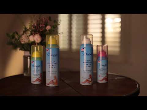 How to use Dimples Depilatory Spray Foam - Instruction Video - How to remove unwanted body hair