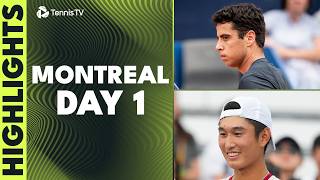 Munar Battles Hijikata, Shang Plays Vallejo | Montreal 2026 Day 1 Highlights