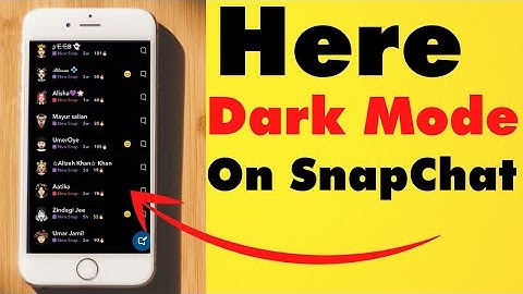 How to Get Dark Mode on SnapChat in Android/ IOS 2024 || Snapchat pr Dark Mode kase lagaye