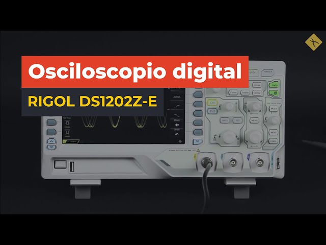 OSCILOSCOPIO DIGITAL RIGOL DS1202Z-E 200MHZ 2 CANALES ANALÓGICO DE