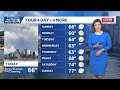May 10 Pittsburgh: Pleasant temperatures, stray shower for Mother's Day