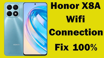 How To Fix Honor Wifi Problem | Honor X8A Wifi Connection Problem Solved | Technology Solution