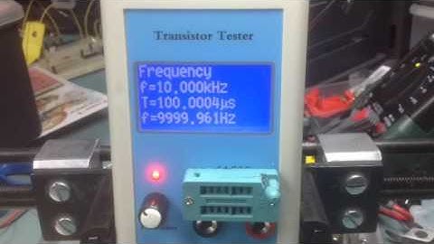 Hiland DIY M12864 Transistor Tester - Frequency counter returning wrong values