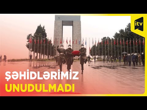 Çanaqqalada şəhid olan azərbaycanlı əsgərlər üçün abidə ucaldıldı