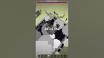 Chiêu Thức Bạn CẦN BIẾT Khi Đánh Rồng Ender Trong Minecraft #shorts